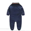 012 meses roupas de bebê recém-nascido manga longa designer bebê macacão de algodão roupas infantis bebê meninos meninas macacões chapéu outfits 5651149