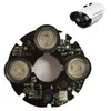 3 pcs Array IR LED Spot Light 850nm placa infravermelha para câmera de marcação CCTV 53mm de diâmetro