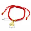 pretty Lucky Bracelet I Love You Mom Red Thread beautiful Bracelets Jewelry For Mum Mother's Day Gift Family Bless chic Charm Bracelets