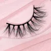 3D Mink Lashes Handmade Listras Completa Faixa Crueldade Livre Luxo Mink Cílios Maquiagem Lash maquiagem faux cils com logotipo privado