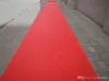 Nya Bröllop Centerpieces Favoriter Röd nonwoven Fabric Matte Aisle Runner för bröllopsfest dekoration Leveranser skjuter reklam 20 meter / rulle