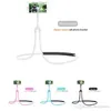 Universale portable téléphone long bras bras selfie stick flexible 360 ​​rotation travle outil paresseux support de téléphone mobile