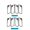 Carbon Fiber Auto Innen Türgriff Abdeckung Trim Tür Schüssel Aufkleber dekoration für BMW E70 E71 X5 X6 2008-2013 2014 zubehör