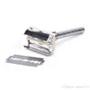 Adjustable Safety Razor Qshave Mens Shaving Double Edge Classic Safety Razor Blade Exposure Six Levels 1 handle & 1 blades