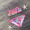 7-14 år Barnens badkläder barn flicka simning kostym barn Biquini infantil baby baddräkt bikini tjej 2020 sommar baddräkt