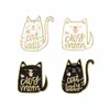 Brooches Pins for Women Vintage Punk Style Dog Mom Cat Lady Metal Kawaii Enamel Pin Badge Buttons Brooch Shirt Denim Jacket Bag Decorative for Men Wholesale