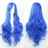 Taglia: parrucche sintetiche regolabili Seleziona colore e stile Women Lady Anime Capelli lunghi ricci ondulati Party Cosplay Halloween Parrucca piena Gift Top