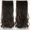24 Inch Multi-color Optional High Temperature Silk Curling Clip Hair Curtain Synthetic Hair Extensions Curly Clip Hair Curler