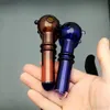 Tubo bulloso de dos ruedas de color Bongs de vidrio Quemador de aceite Tubos de agua de vidrio Plataformas petroleras Sin fumar