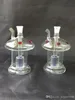 Färgpunkt Svampfilter Vattenkrok Glasglas Bongs Tillbehör, Glas Rökpipor Färgrik Mini Multi-Colors Handrör Bästa Spoo