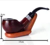 Manufacturer Direct Sale Solid Wood Pipe Tobacco Nozzle Wholesale Resin Pipe Tobacco Furniture Spot