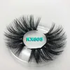 Nieuwe 25mm 3D Mink Eyelash 5D Mink Eyelashes Natural False Wimpers Grote Volumn Mink Washes Luxe Make-up Dramatische wimpers
