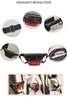 New Arrival Płomień Wzór Fanny Pack Torba Pas Torba z Flaring Płomień Plażowe Torebki Torebki Plenerowe PU torby 2 kolory