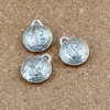 50Pcs 17.5x20.5mm Antique silver 3D medal charms Benedict Michael Pendants DIY Jewelry Fit Pendants Necklace Christmas gift A-563