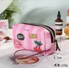 Borse cosmetiche laser impermeabili Le donne trucco borsa borsa di alta qualità PVC sacchetto della borsa da viaggio Borsa da viaggio Organizzatore di viaggio Trasporto libero