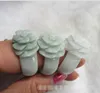 Chinese Green Jade Jadeite Rose Ring 8-10 Charm Jewellery Fashion Accessories Hand-Carved Man Woman Luck Amulet Gifts