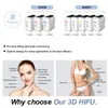 3D HIFU cartridges for face lifting wrinkle removal 8 different artridges 20500 shots each fat reduction body slimming 3D HIFU Cartridge