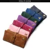 Fashion Women Wallets Drawstring Nubuck Leather Zipper Wallet Women's Long Design Purse Two Fold More Color Clutch free shipping