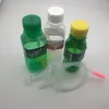 Ucuz taşınabilir seyahat plastik Mini içecek şişesi Bong Su borusu petrol Kuyuları sigara içmek için su borusu