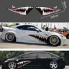 2st Par DIY Shark Mouth Tooth Teand Pvc Car Sticker Cool Decals Waterproof Auto Boat Decoration Stickers195b