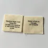 custom tags notions 100% cotton label silk-screen printing clothing labels