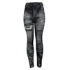 Jeans Skinny Jeggings Senhoras Alto Elástico Denim Denim Legging Moda Push Up Pencial Calças Novas Mulheres Casuais Calças Apertado Leggings 050525