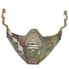 Outdoor Airsoft Shooting Mask Face Protection Gear Tactical Fast Helmet Wing Side Rail Mount Mask with Head Band NO03-313