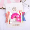 Dziewczyny kolorowe paillette bowknot klip włosów Dzieci Bow Edryds Dzieci Rainbow Słodki projektant Hair Akcesoria do włosów A2644446219