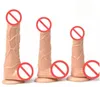 Sex Massager Sex Massagersex MassagerFlesh Kleur Realistische Dildo Flexibele Penis Met Sterke Zuignap Dildo Pik Adult Sex Producten Sexy speelgoed Voor Vrouwen