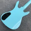 Guitare basse électrique vert clair, 46812 cordes entières personnalisées, touche en ébène, personnalisation disponible 9530565