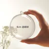 6/8 / 10cm Transparent hängande boll för Xmas Tree Bauble Clear Plastic Home Party Decorations Hollow Ball