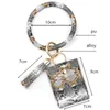 Kortväska armband nyckelring armband smycken orm pu läder tofs mynt handväska armväska bilnycklar hållare mode runda nyckelring ring c322x