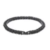 5mm 7-9 pouces Miami Bracelets de chaîne à maillons cubains pour hommes Bling Hip Hop glacé strass or argent noir chaînes de rappeur bijoux de luxe261Q