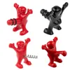 200pcs Funny Happy Guy Beer Bottle Opener Red Wine Openers Stopper Crockscrew Stoppers Creative Bar Tool Kitchen Tools