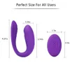 Vagina Sucking Vibrator For Couples U Shape Bendable G-spot Vibrator Clitoris Sucker Female Masturbation Erotic Toys For Adults Y200616