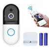 2019 Ny B50 Trådlös WiFi Intercom Video Doorbell Kamera Set Smart App Control Door Bell Kamera med Video Night Vision - Doorbell