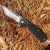 Fliper Carbon fiber hunting knife Folding Knife Skinner Blade Knives Camping Survival Hunting Tactical Knife EDC Tools