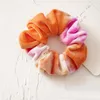 التعادل صباغة الشعر الفانيلا فرقة الأطفال الأميرة Hairbands مطاطا scrunchie لالتعادل الشعر ذيل حصان النساء الأطفال الفتيات حامل حبل الشعر