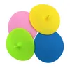 Creative Water-drop Silicone Cup Lid Colorful Cup Cover Eco-Friendly leakproof Mug Cap 5 Colors 10cm DHL Free Shipping