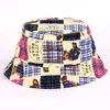 Kids Bucket Hats Floral Sun Hat for Children Bucket Hats kids Fisherman Caps Baby Bucket Hats Cartoon Sun Caps Girls Boys Leisure Cap