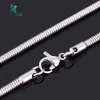 10pcs Großhandel 4 mm silberne Mode Halskette Frauen Trendy Ketten Halskette für Frauenkette für Männerkette Halskette New6459008