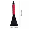 Portable Sponge EVA Handle Snow Removaling Shovel Garden Car Ice Clean Sceaper Tool - RedSmall and portable, easy to use