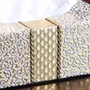 Bathroom Shelves Car Home Rec Shaped Tissue Box Household Living Room Desktop Napkin Holder Black&Gold18809620