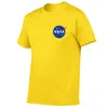 Nouveau tshirt de mode Hommes coton manches courtes mâles décontractés mâle nasa t-shirts hommes tops t-shirt 726