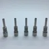 Nyaste högkvalitativa 10mm titan spets halm Rökning Tillbehör Bärbar innovativ design för glas Bong Silikonrörverktyg DHL Gratis