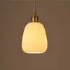 Nordic geplooide keramische hanglamp Procelain koper suspension light Hotel Gallery Cafe Woonkamer Slaapkamer Handgemaakte Verlichting