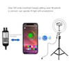 Puluz 11m Mount Mount Vlogging Video Light Live Broadcast Broadcast مع التحكم عن بارد حذاء برد ترايبود كرات الرأس Clamp6654376