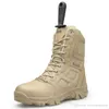 Stivali tattici da deserto da uomo di alta qualità Scarpe da lavoro da uomo Safty SWAT Army Boot Tacticos Zapatos Stivaletti da combattimento