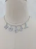 Brev kristall ängel halsband kvinnor män smycken par present halsband baby honung choker femme punk designer halsband droppe fartyg