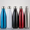 500 ml cola -vormige waterfles vacuüm geïsoleerde reiswaterfles dubbele ommuur roestvrijstalen buitenwaterfles DLH2605500136